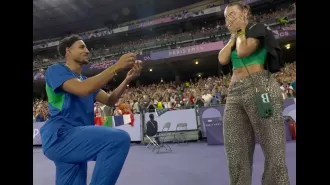 Fifth Olympian at Paris 2024 to get engaged is Brazilian athlete.