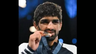 Aman Sehrawat, bronze medalist at Paris Olympics, hopes to be a source of inspiration for young generations.