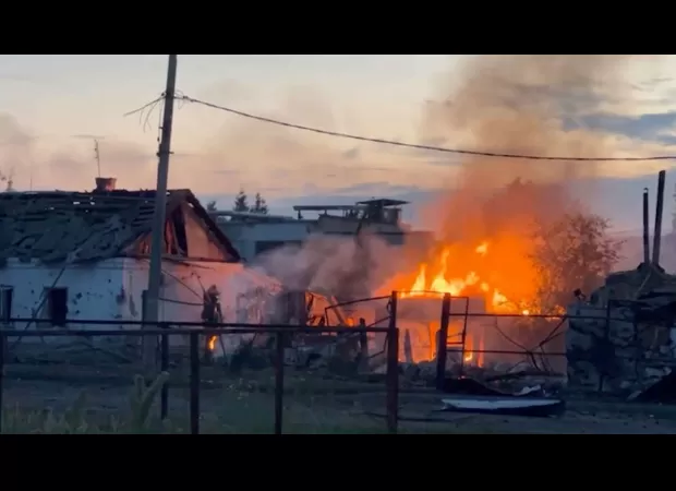 Footage displays corpses on charred Russian vehicles amid ongoing Ukrainian cross-border attacks.