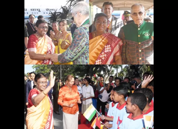 President Murmu visits Timor-Leste to strengthen relations between the two countries.