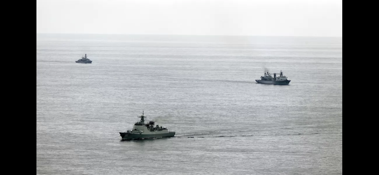 Navy monitors Chinese warships passing through Channel.
