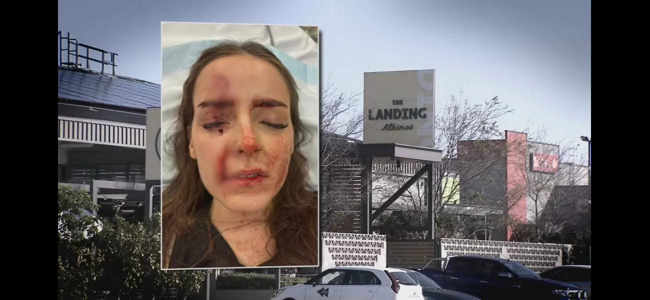 Woman undergoes surgery after being attacked in Perth pub by a person who threw a glass without any reason.