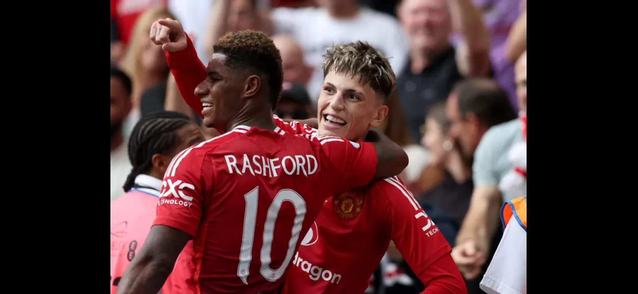 Promising Man United youth player praised by former club star for performance in Community Shield.