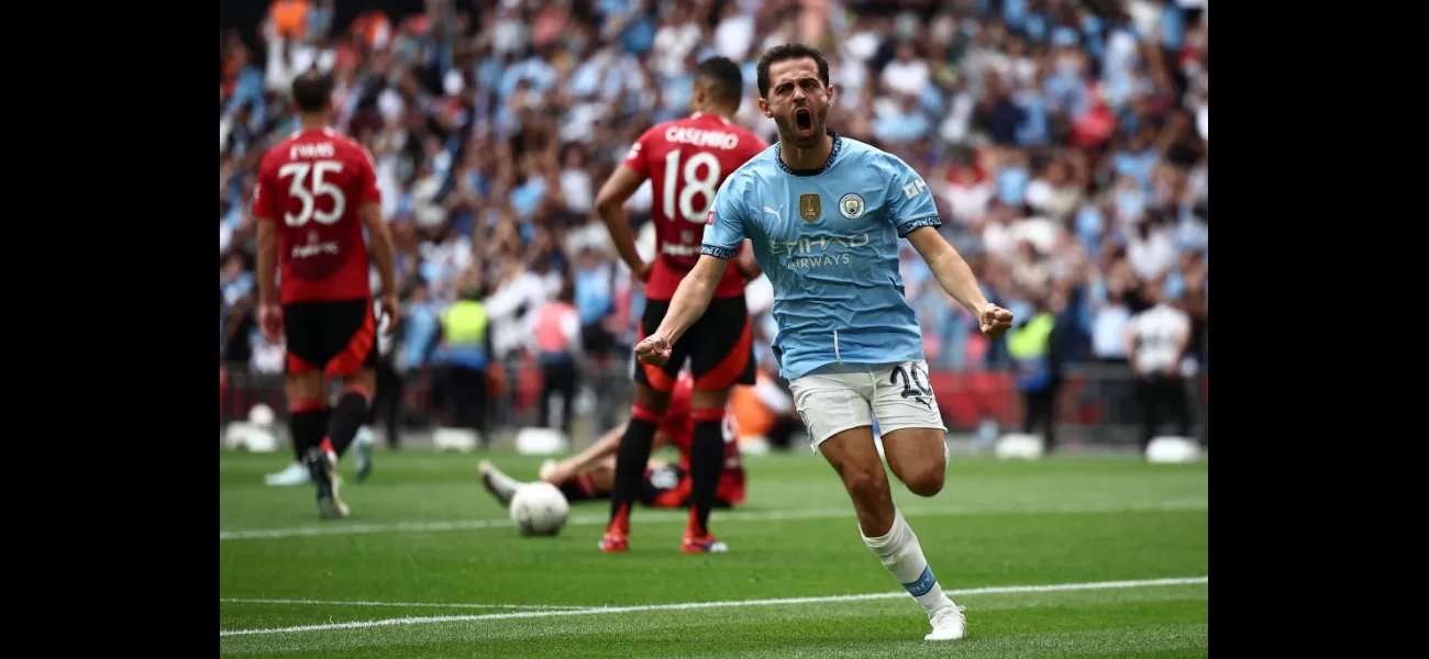 Players from Manchester City and Manchester United were rated after Man City won the Community Shield in a penalty shootout.