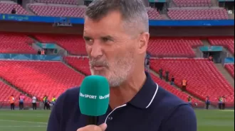 Manchester United's Roy Keane discusses team struggles after losing Community Shield match.