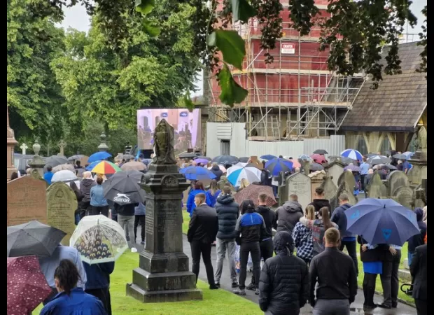 Family remembers 19-year-old Jay Slater at his funeral as they say goodbye to their beloved teen.