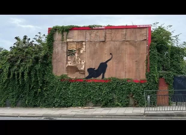 Banksy, a well-known street artist, has recently created six enigmatic murals in London.