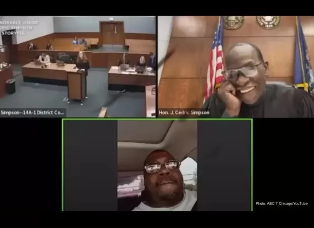 Man who became internet sensation for attending license suspension hearing while driving passes driving exam.