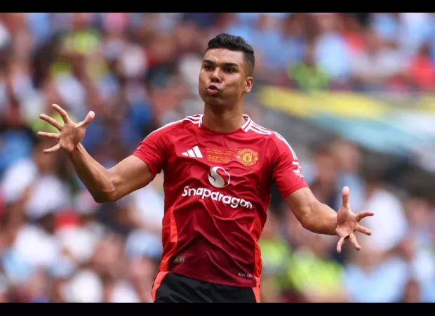 Ten Hag comments on Casemiro's future following strong performance in Community Shield.