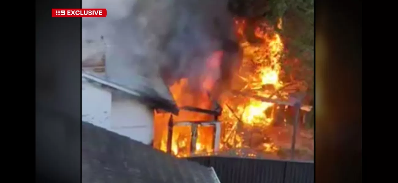A man has passed away in a hospital following a suspicious fire at a house in Sydney's western region.