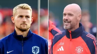 Man Utd manager Erik ten Hag gives an update on the potential transfer of Matthijs de Ligt.
