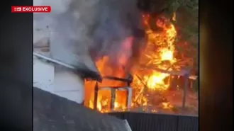 A man has passed away in a hospital following a suspicious fire at a house in Sydney's western region.