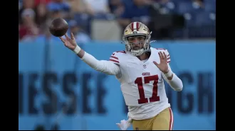 Second string quarterbacks Allen and Dobbs take the lead in the season opener as the Titans defeat the 49ers 17-13.