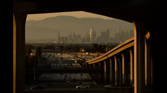 LA Olympic locations can only be reached by public transportation, as cars are not allowed.