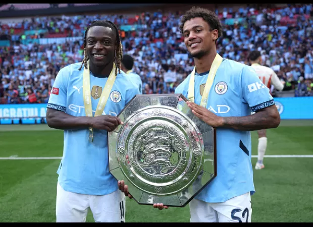 Man City manager Pep Guardiola praises a young player with great potential, comparing him to the talented Cole Palmer.