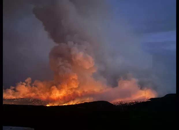 CO wildfire: Bucktail fire grows to over 7,200 acres in Montrose County.