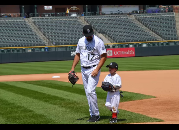 A wish was granted by Todd Helton to Mason Hooker in the Rockies Journal.