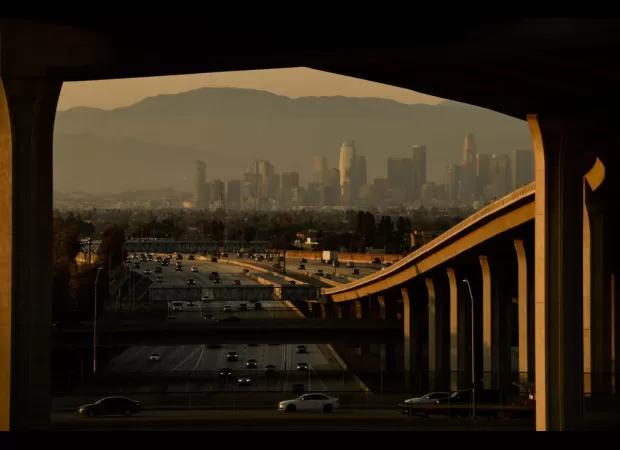 LA Olympic locations can only be reached by public transportation, as cars are not allowed.