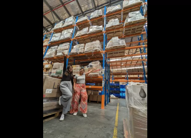 Melbourne women saving tons of clothing from going to waste.