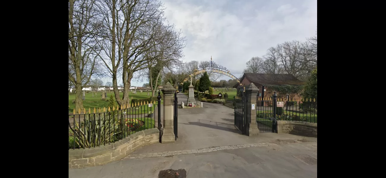 A man dies in a cemetery due to a sudden medical issue.