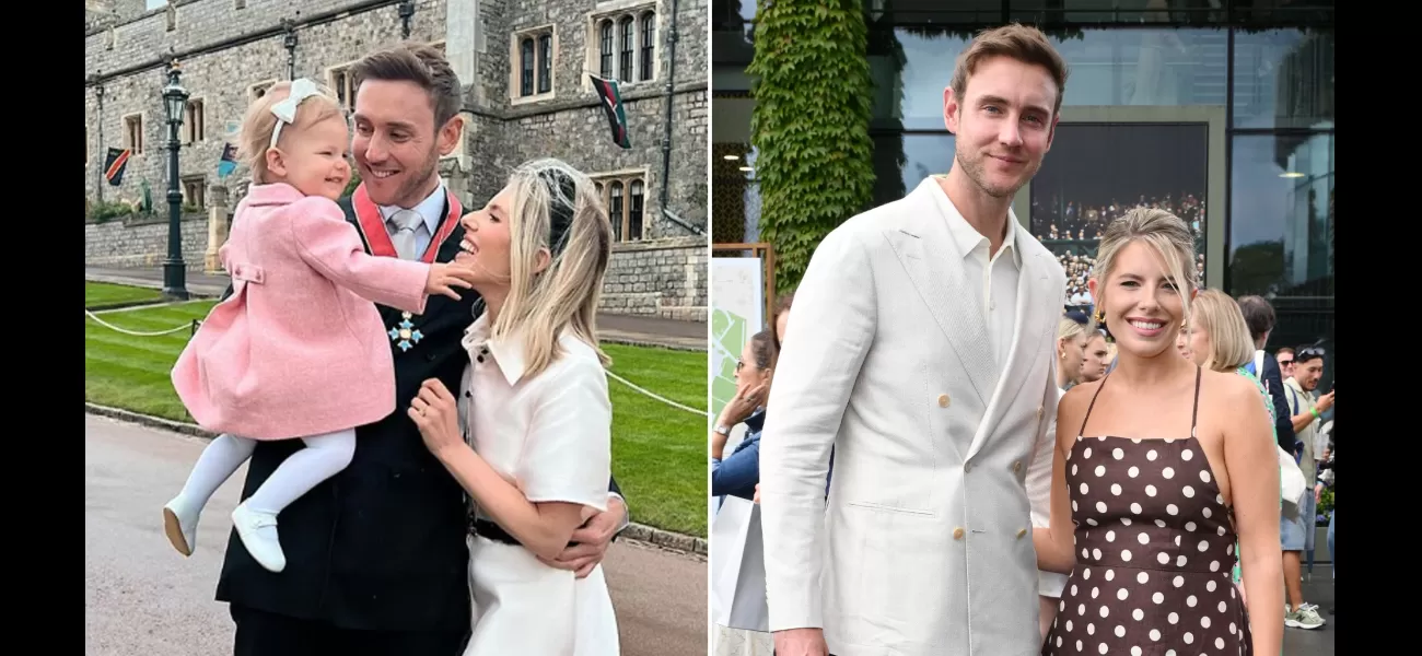 Singer Mollie King and cricketer Stuart Broad share excitement about upcoming arrival of their second child.