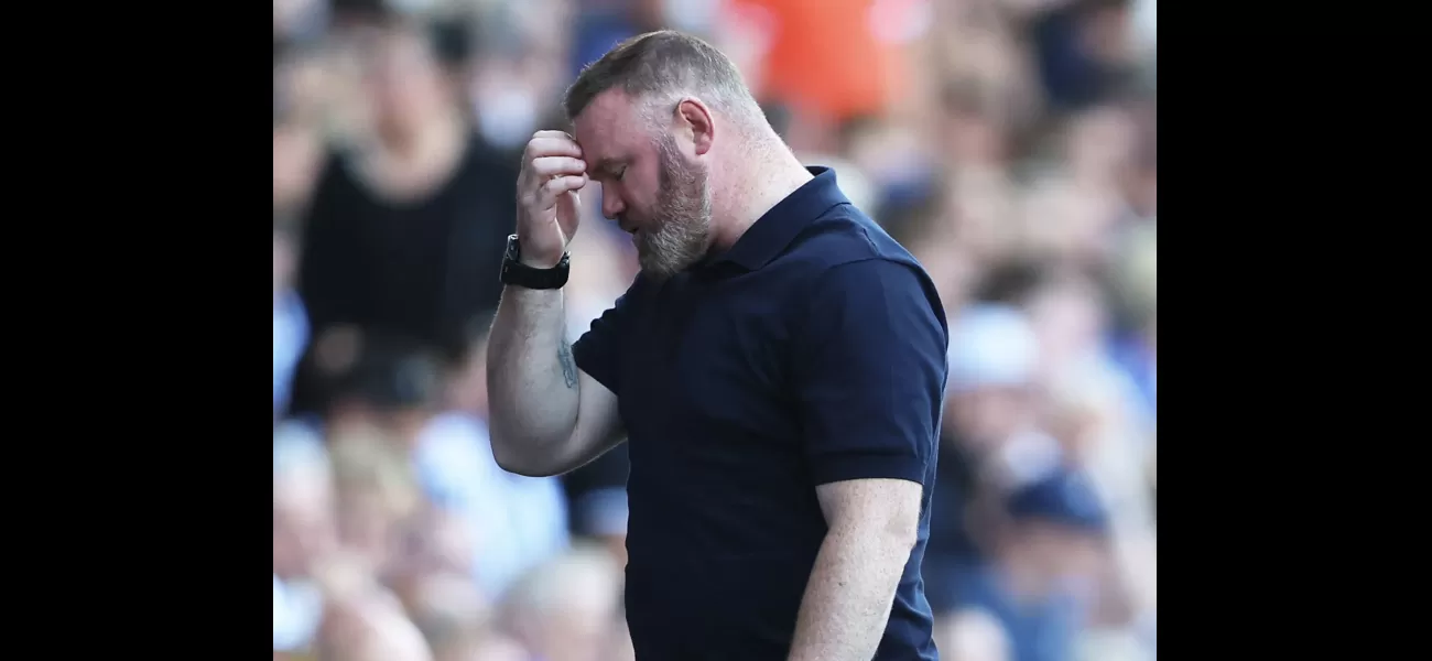 Wayne Rooney is disappointed with his first match as Plymouth manager, following a heavy loss against Sheffield Wednesday.