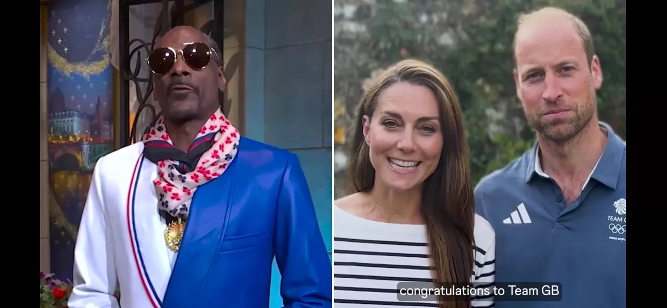 After the Olympics, Prince William and Kate Middleton show support for Team GB by collaborating with Snoop Dogg.