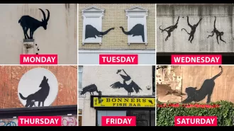What do Banksy's six artworks represent? We analyze the hints.
