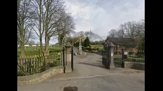 A man dies in a cemetery due to a sudden medical issue.