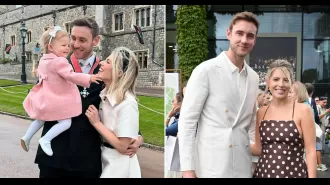 Singer Mollie King and cricketer Stuart Broad share excitement about upcoming arrival of their second child.