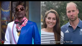 After the Olympics, Prince William and Kate Middleton show support for Team GB by collaborating with Snoop Dogg.