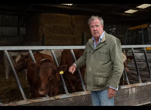 Clarkson's Farm season 4 production is frequently disrupted by outside factors.