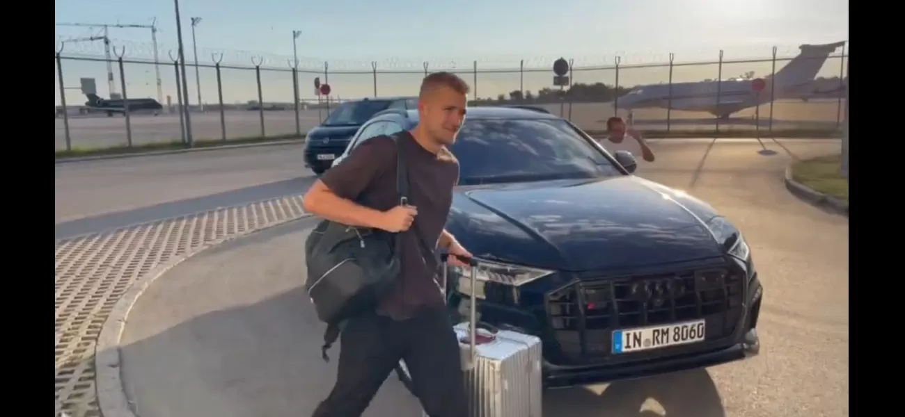 De Ligt talks about his move to Manchester United as he heads there to finalize the transfer.