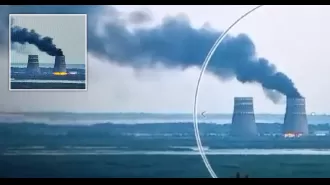 Massive blaze erupts at largest nuclear plant in Europe.