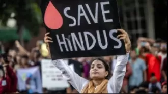 Hundreds gathered in Houston to show support for Indian Americans and raise awareness about the persecution of Hindus in Bangladesh. 

Hundreds in Houston show support for Indian Americans and raise awareness about the plight of Hindus in Bangladesh.