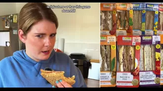 A woman spends £80 on Tesco sandwiches to find the best one.