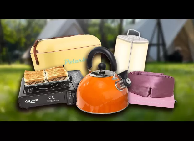 Get the glamping experience without the expensive yurt with these fancy camping accessories.