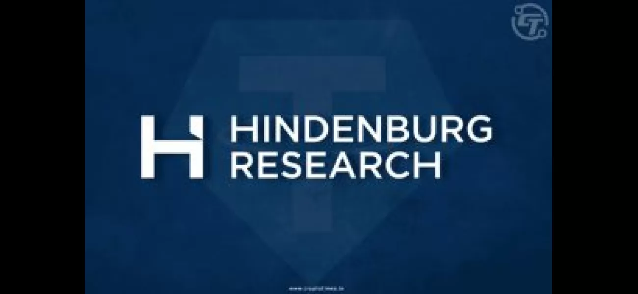 Hindenburg wants SEBI chief to reveal clients of her consulting firms.