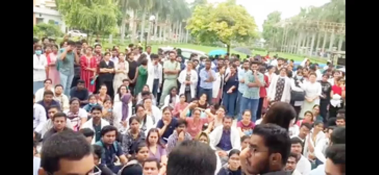 Protests held at Safdarjung and AIIMS due to Kolkata doctor's murder, causing inconvenience to patients as work is stopped.