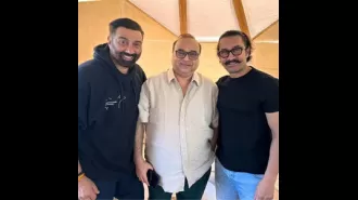 Filmmaker Rajkumar Santoshi has completed shooting for his latest movie, 