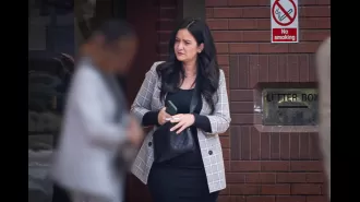 A mother working in prison avoids imprisonment for engaging in phone sex with two violent prisoners.