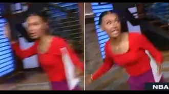 Earthquake hits LA, interrupts live news broadcast.