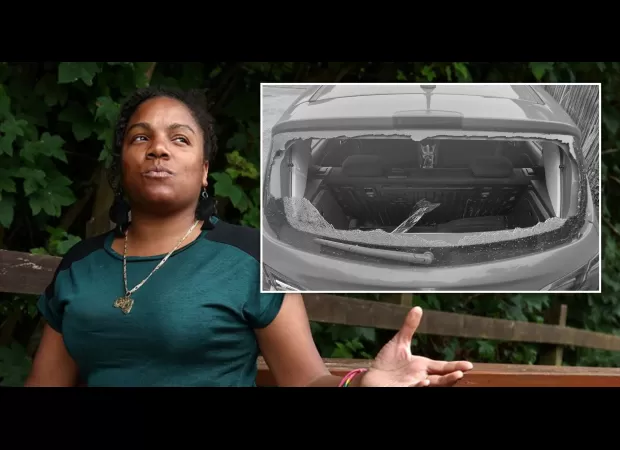 Teenager's family scared when racist threatened to burn son alive.