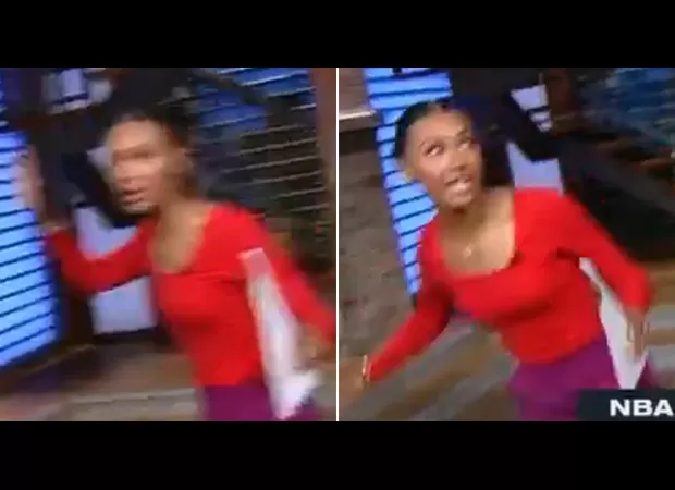 Earthquake hits LA, interrupts live news broadcast.