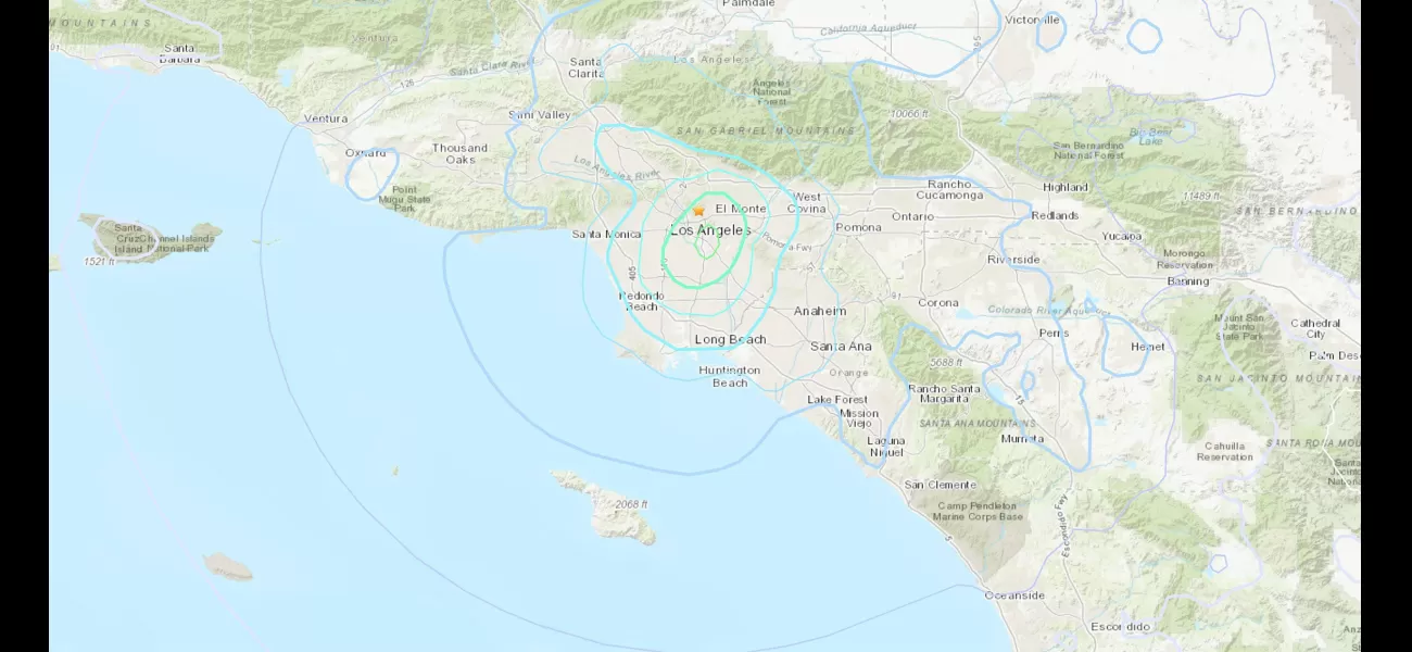 A 4.4 earthquake rattles Los Angeles.