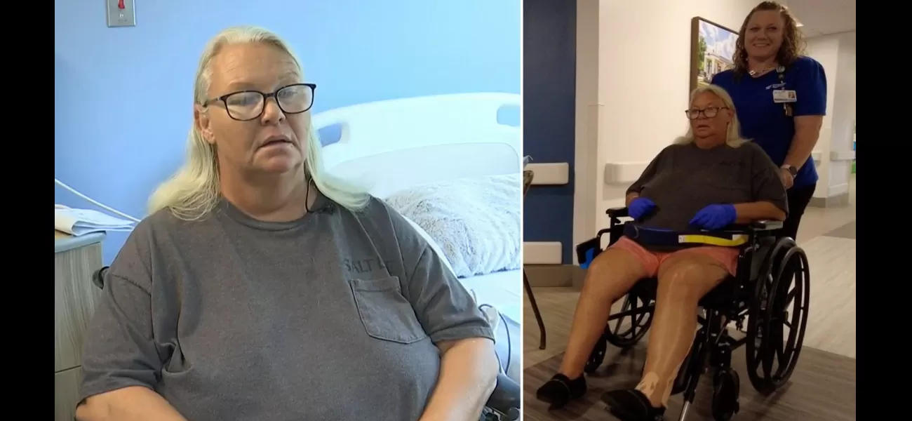 Woman took a cigarette break and suddenly lost ability to walk.