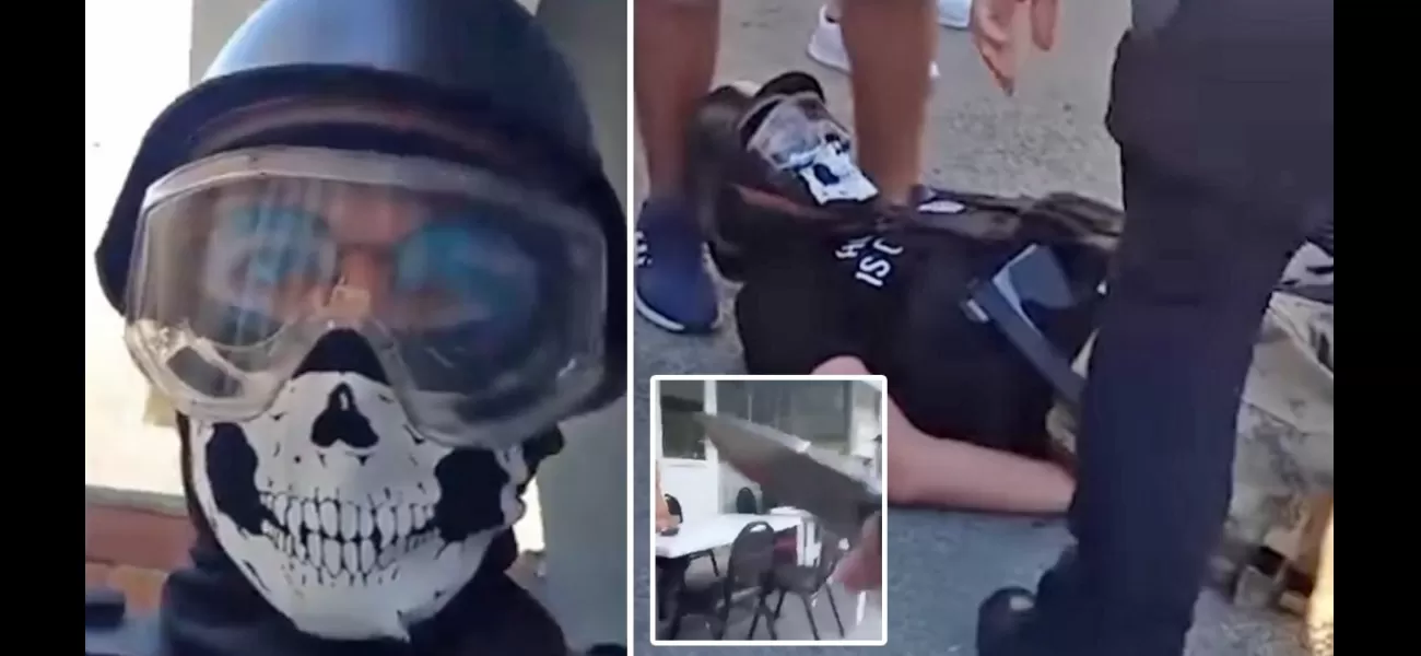 A teenager with Nazi beliefs live-streamed himself attacking a mosque with a knife.