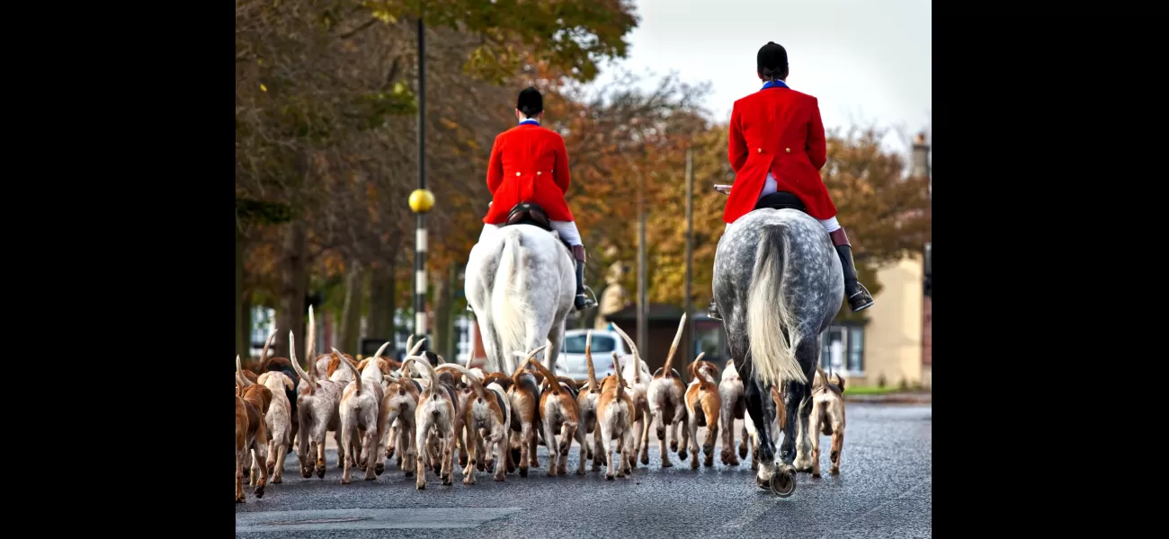 Fox hunters want rights for themselves like groups such as Roma and LGBTQ+ under equality laws.
