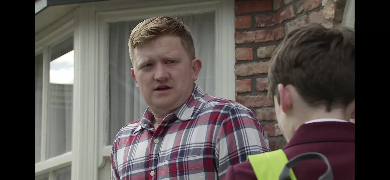 A veteran of Coronation Street comforts a fellow actor, expressing affection and support.