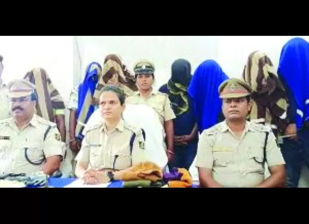 Police stopped an attempted armed robbery at a bank and arrested 7 suspects.